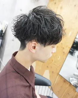 ✨シャドウパーマ・フェザーパーマ✨メンズ1番人気✨✂️カット&無造作コスメパーマ【土日祝日または3回目以降＋1100】