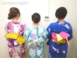 浴衣着付け＋ヘアセット