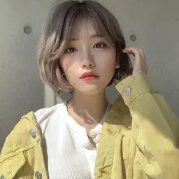🩶ハイトーンNo.1メニュー🩶ケアブリーチカラー➕集中トリートメント➕炭酸スパ💕ミニモ学割/韓国