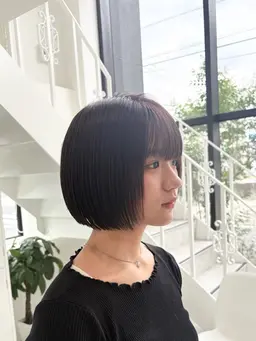 カット ショート ボブ