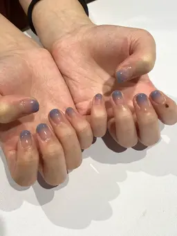 ハンドネイル ワンカラーorカラーグラデーション(オフ有)
