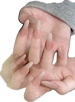 🌸チップ長さ出し１０本【オフなし】　ワンカラー、ケア込み、マグネット、ラメ変更300円追加
