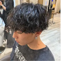 メンズ限定‼️カット＋ノーマルパーマ＋2STEP TR＋炭酸泉