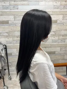 カット+コスメ低温縮毛矯正+３STEPトリートメント