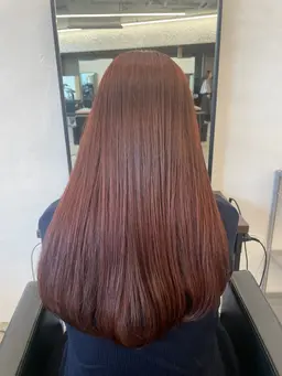 『自分へのご褒美に✨』🎀ブリーチなしワンカラー🎀➕ヘッドスパ20min💆🏻‍♀️