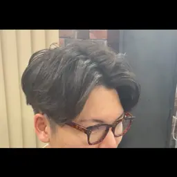メンズカット & 毛流れパーマ