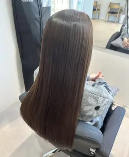 髪質整形ストレートプレミアム＋髪質改善TR＋浸透スチーム＋毛先カット