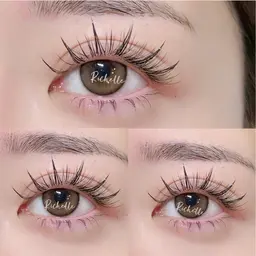 SNSで話題❣️【網紅】ワンホンマツエクデザイン✨フラットラッシュ120本