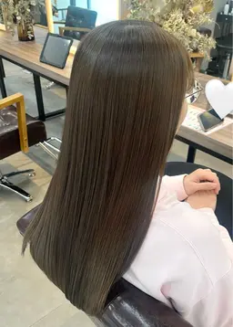 【🎀艶髪🎀】カット+ダメージレス縮毛矯正+1stepトリートメント