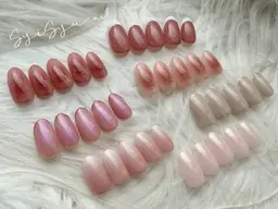 【オフなし】選べるシンプルデザイン🎀ベイビーブーマ、チークネイル、フレンチ、ワンカラーラメライン