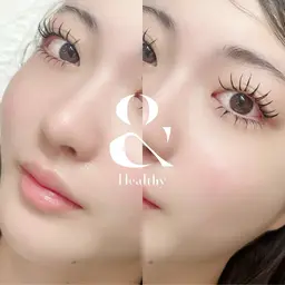 【8月限定】🩵&Healthy(まつ毛パーマ) ×バインドロック80束​〜​🩵オフ込み