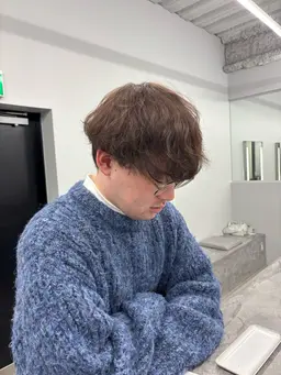 【メンズカット&波巻きパーマ🌀】
