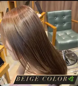 🌿【ミニモ限定】ブリーチ無し透明感カラー＋似合わせカット＋艶トリートメント🌿