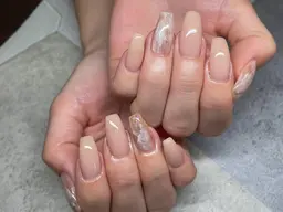 チップ長さだしワンカラー(オフの有無に関わらず)
