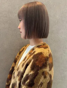 【ぱつっとラインがかわいい♡♡】ボブカット+Aujuaトリートメント付き✨️♪♪