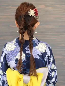 浴衣着付け＆ヘアセット