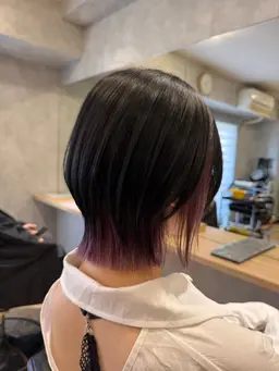 ウルフカット×トリートメント