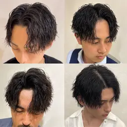 骨格似合わせカット＋選べるメンズパーマ
