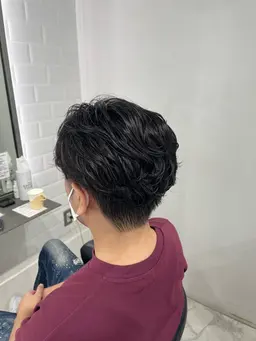 🍀jrスタイリストデビュー限定クーポン🍀　メンズカット(炭酸付き)＋パーマ＋クイックトリートメント