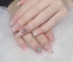 ケア＋チップ＋グラデーション+パーシ