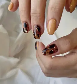 【HAND】マグネット仕込べっ甲ネイル ¥8,800