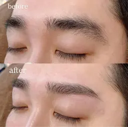 open記念🎉ミニモ期間限定SALE🌙メンズアイブロウスタイリング　眉Wax＋間引き