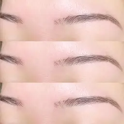 眉ワックススタイリング