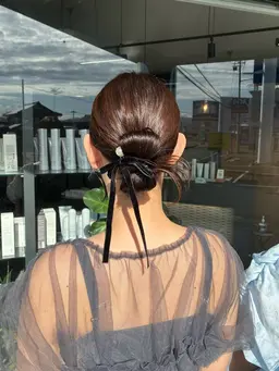 特別な日のヘアセット🎀🤍