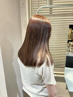 【minimo限定】透明感ハイライト＋カラー＋3stepトリートメント🍋‎🤍