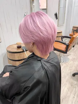 【✨透明感がある艶髪にしたい方必見✨】透明感ケアカラー+内部補修トリートメント✨