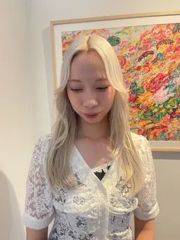 【複雑履歴さん向け】ケアブリーチ×2＋カラー＋カット＋トリートメント