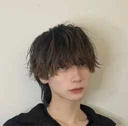 ‪‪❤︎‬【ご新規様限定】‪‪❤︎‬【ミニモ限定.ᐟ‪】メンズウルフカット🐺✂️シャンプーなし🫧韓国風/無造作/