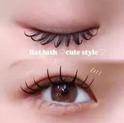 フラットラッシュ 100本 (オフありなし変わらず）コーティング剤付き💭🌙