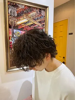 メンズカット(ウルフ)