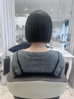 カット、縮毛矯正
