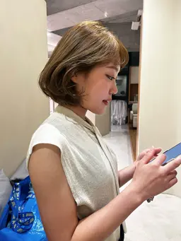 ブリーチなしダブルカラー🩵