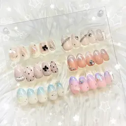 【ハンド】オフ込み×ワンホンネイル･ガーリーネイル🎀