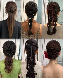 【ヘアセット】大切な日に◎崩れにくい上品アップヘア