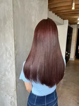 髪質改善カラー🫧 ͛.*