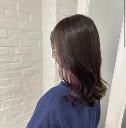 【こっそりブリーチに⋆⸜🎀⸝‍⋆】縛っても巻いてもかわいいインナーデザインカラーオススメです🤫✨