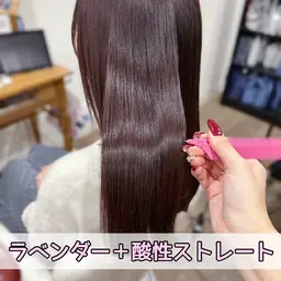 【人気爆発✨】酸性ストレート＋イルミナカラー＋カット