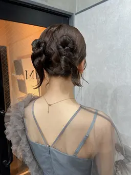 結婚式ヘアセット💍