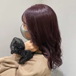 カット＋透明感アドミオカラー＋超音波トリートメント