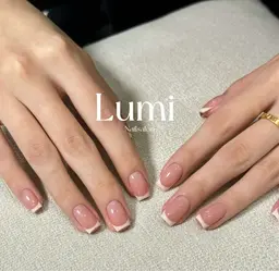 カラーフレンチネイル🤍