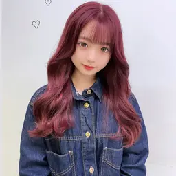 💞💞ラベンダーピンクカラー+メンテナンスカット+トリートメント付き🫧🌸