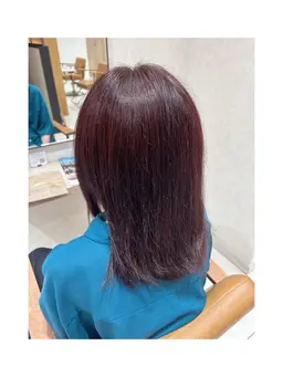 【木・土❌】ブリーチなし全頭フルカラー🍒トリートメント付き