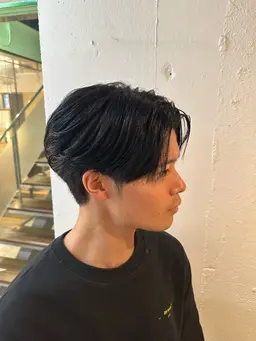 メンズヘアセットモデル⚡️(シャンプー付き)フェザー風セット、パーマスタイルのセットもお任せください！！
