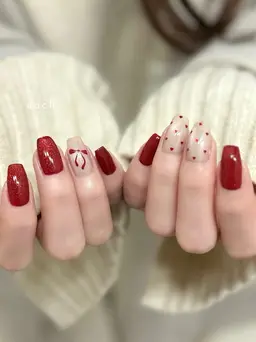 【今年成人された方限定👩🏻‍🎓】𝐡𝐚𝐧𝐝｜フルアート+長さだし10本💓