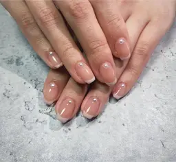 ハンド💅✨クリアフレンチ‎🤍オフなし🍐