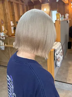 《  当日限定🕯 》꙳· ケアブリーチ➕ダブルカラー[ブリーチ1回込み]➕韓国式水トリートメント付🕯